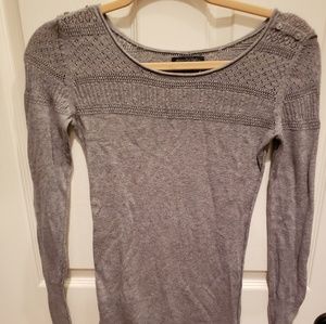 Gray long sleeve AE sweater size XS